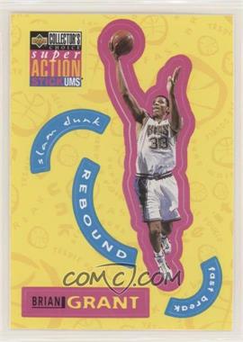 1996-97 Upper Deck Collector's Choice - SuperAction Stick 'ums Stickers Series 2 #S23 - Brian Grant