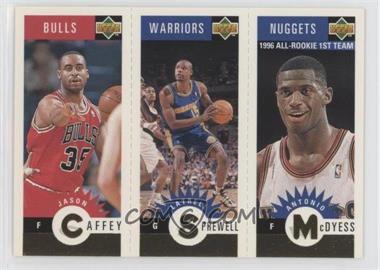 1996-97 Upper Deck Collector's Choice - Upper Deck Mini-Cards - Gold #M111-118-100 - Jason Caffey, Latrell Sprewell, Antonio McDyess