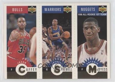 1996-97 Upper Deck Collector's Choice - Upper Deck Mini-Cards - Gold #M111-118-100 - Jason Caffey, Latrell Sprewell, Antonio McDyess
