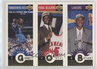 Kevin Garnett, Jermaine O'Neal, Kobe Bryant [EX to NM]