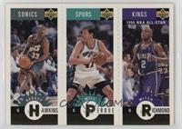 Hersey Hawkins, Will Perdue, Mitch Richmond