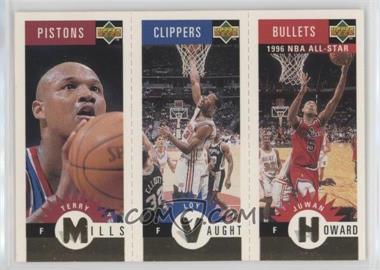 1996-97 Upper Deck Collector's Choice - Upper Deck Mini-Cards - Gold #M178-127-114 - Terry Mills, Loy Vaught, Juwan Howard