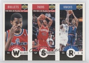 1996-97 Upper Deck Collector's Choice - Upper Deck Mini-Cards - Gold #M57-61-89 - Jerry Stackhouse, J.R. Reid, Rasheed Wallace