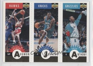1996-97 Upper Deck Collector's Choice - Upper Deck Mini-Cards - Gold #M85-9-1 - Stacey Augmon, Larry Johnson, Greg Anthony