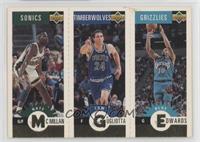 Nate McMillan, Tom Gugliotta, Blue Edwards