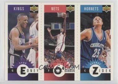 1996-97 Upper Deck Collector's Choice - Upper Deck Mini-Cards #M10-53-71 - Tyus Edney, Ed O'Bannon, George Zidek