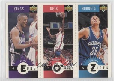 1996-97 Upper Deck Collector's Choice - Upper Deck Mini-Cards #M10-53-71 - Tyus Edney, Ed O'Bannon, George Zidek