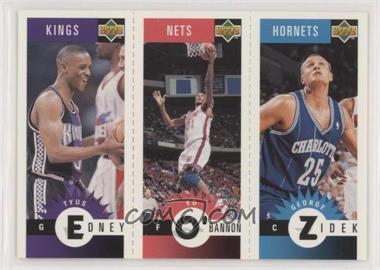 1996-97 Upper Deck Collector's Choice - Upper Deck Mini-Cards #M10-53-71 - Tyus Edney, Ed O'Bannon, George Zidek