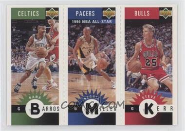 1996-97 Upper Deck Collector's Choice - Upper Deck Mini-Cards #M102-124-94 - Dana Barros, Reggie Miller, Steve Kerr