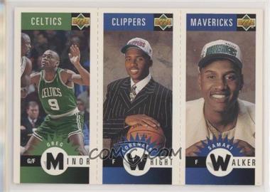 1996-97 Upper Deck Collector's Choice - Upper Deck Mini-Cards #M109-128-95 - Greg Minor, Lorenzen Wright, Samaki Walker