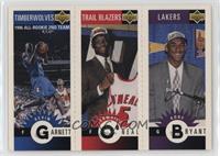 Kevin Garnett, Jermaine O'Neal, Kobe Bryant [EX to NM]