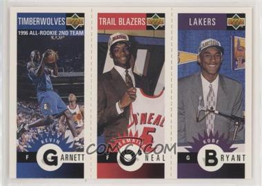 1996-97 Upper Deck Collector's Choice - Upper Deck Mini-Cards #M129-158-139 - Kevin Garnett, Jermaine O'Neal, Kobe Bryant