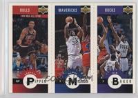 Scottie Pippen, Jamal Mashburn, Vin Baker