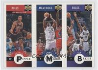 Scottie Pippen, Jamal Mashburn, Vin Baker