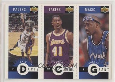 1996-97 Upper Deck Collector's Choice - Upper Deck Mini-Cards #M149-130-123 - Dale Davis, Elden Campbell, Horace Grant