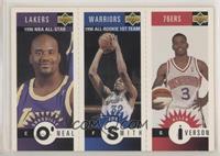 Shaquille O'Neal, Joe Smith, Allen Iverson [EX to NM]