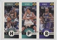 Hersey Hawkins, Will Perdue, Mitch Richmond