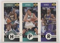 Hersey Hawkins, Will Perdue, Mitch Richmond