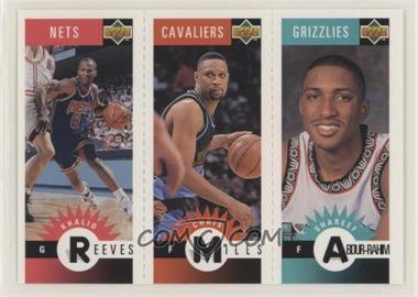 1996-97 Upper Deck Collector's Choice - Upper Deck Mini-Cards #M175-105-144 - Khalid Reeves, Chris Mills, Shareef Abdur-Rahim