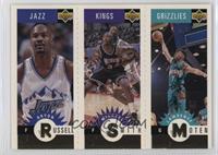 Bryon Russell, Michael Smith, Lawrence Moten [EX to NM]