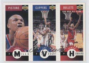 1996-97 Upper Deck Collector's Choice - Upper Deck Mini-Cards #M178-127-114 - Terry Mills, Loy Vaught, Juwan Howard