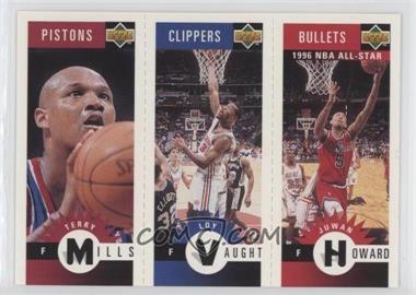 1996-97 Upper Deck Collector's Choice - Upper Deck Mini-Cards #M178-127-114 - Terry Mills, Loy Vaught, Juwan Howard