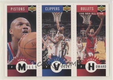 1996-97 Upper Deck Collector's Choice - Upper Deck Mini-Cards #M178-127-114 - Terry Mills, Loy Vaught, Juwan Howard