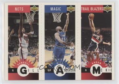 1996-97 Upper Deck Collector's Choice - Upper Deck Mini-Cards #M67-58-51 - Kendall Gill, Nick Anderson, Aaron McKie