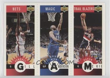1996-97 Upper Deck Collector's Choice - Upper Deck Mini-Cards #M67-58-51 - Kendall Gill, Nick Anderson, Aaron McKie
