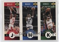 Michael Jordan, Anfernee Hardaway, Shawn Kemp [EX to NM]