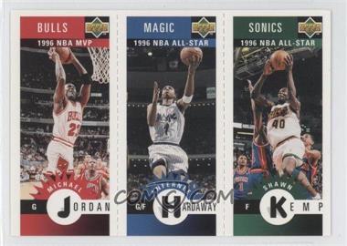 1996-97 Upper Deck Collector's Choice - Upper Deck Mini-Cards #M78-60-11 - Michael Jordan, Anfernee Hardaway, Shawn Kemp