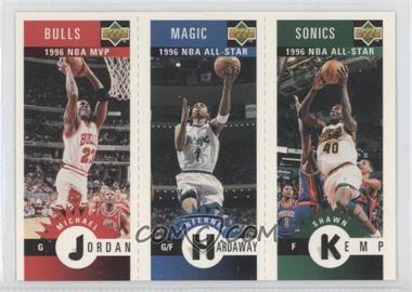 1996-97 Upper Deck Collector's Choice - Upper Deck Mini-Cards #M78-60-11 - Michael Jordan, Anfernee Hardaway, Shawn Kemp