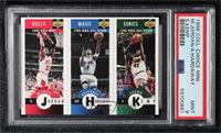 Michael Jordan, Anfernee Hardaway, Shawn Kemp [PSA 9 MINT]