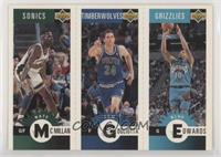 Nate McMillan, Tom Gugliotta, Blue Edwards