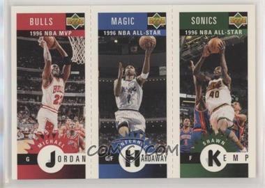 1996-97 Upper Deck Collector's Choice International Italian - Mini-Cards #M78-60-11 - Michael Jordan, Shawn Kemp, Anfernee Hardaway