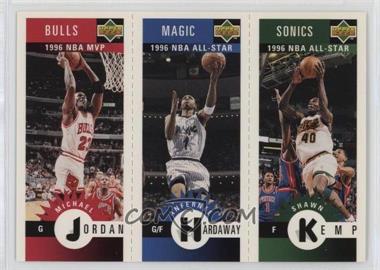 1996-97 Upper Deck Collector's Choice International Italian - Mini-Cards #M78-60-11 - Michael Jordan, Shawn Kemp, Anfernee Hardaway