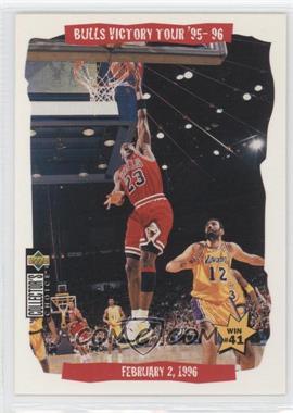 1996-97 Upper Deck Collector's Choice International Spanish - [Base] #25 - Bulls Victory Tour '95-'96 - February 2, 1996