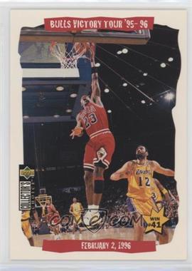 1996-97 Upper Deck Collector's Choice International Spanish - [Base] #25 - Bulls Victory Tour '95-'96 - February 2, 1996