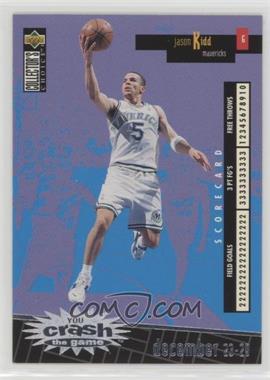 1996-97 Upper Deck Collector's Choice International Spanish - Crash the Game #C6.2 - Jason Kidd (December 23-29)