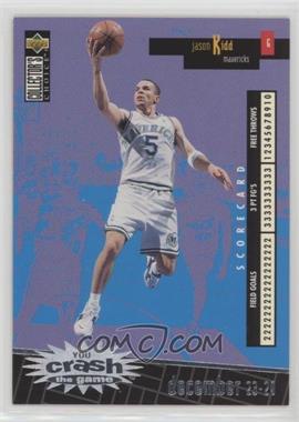 1996-97 Upper Deck Collector's Choice International Spanish - Crash the Game #C6.2 - Jason Kidd (December 23-29)