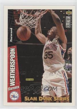 1996-97 Upper Deck Collector's Choice Nestle Slam Dunk Series - [Base] #25 - Clarence Weatherspoon