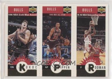 1996-97 Upper Deck Collector's Choice Team Sets - Chicago Bulls Minis #B2 - Toni Kukoc, Scottie Pippen, Dennis Rodman