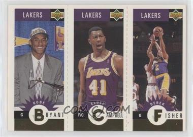 1996-97 Upper Deck Collector's Choice Team Sets - Los Angeles Lakers Minis - Gold #L1 - Kobe Bryant, Elden Campbell, Derek Fisher