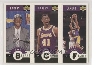 1996-97 Upper Deck Collector's Choice Team Sets - Los Angeles Lakers #L1 - Kobe Bryant, Elden Campbell, Derek Fisher