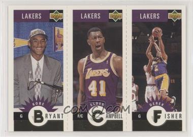 1996-97 Upper Deck Collector's Choice Team Sets - Los Angeles Lakers #L1 - Kobe Bryant, Elden Campbell, Derek Fisher