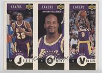 Eddie Jones, Shaquille O'Neal, Nick Van Exel