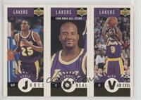 Eddie Jones, Shaquille O'Neal, Nick Van Exel