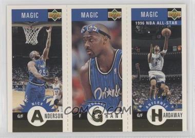 1996-97 Upper Deck Collector's Choice Team Sets - Orlando Magic #M1 - Nick Anderson, Horace Grant, Anfernee Hardaway