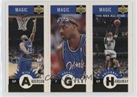 Nick Anderson, Horace Grant, Anfernee Hardaway [EX to NM]
