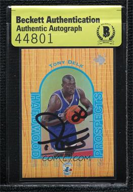 1996-97 Upper Deck UD3 - [Base] #10 - Hardwood Prospects - Tony Delk [BAS Authentic]